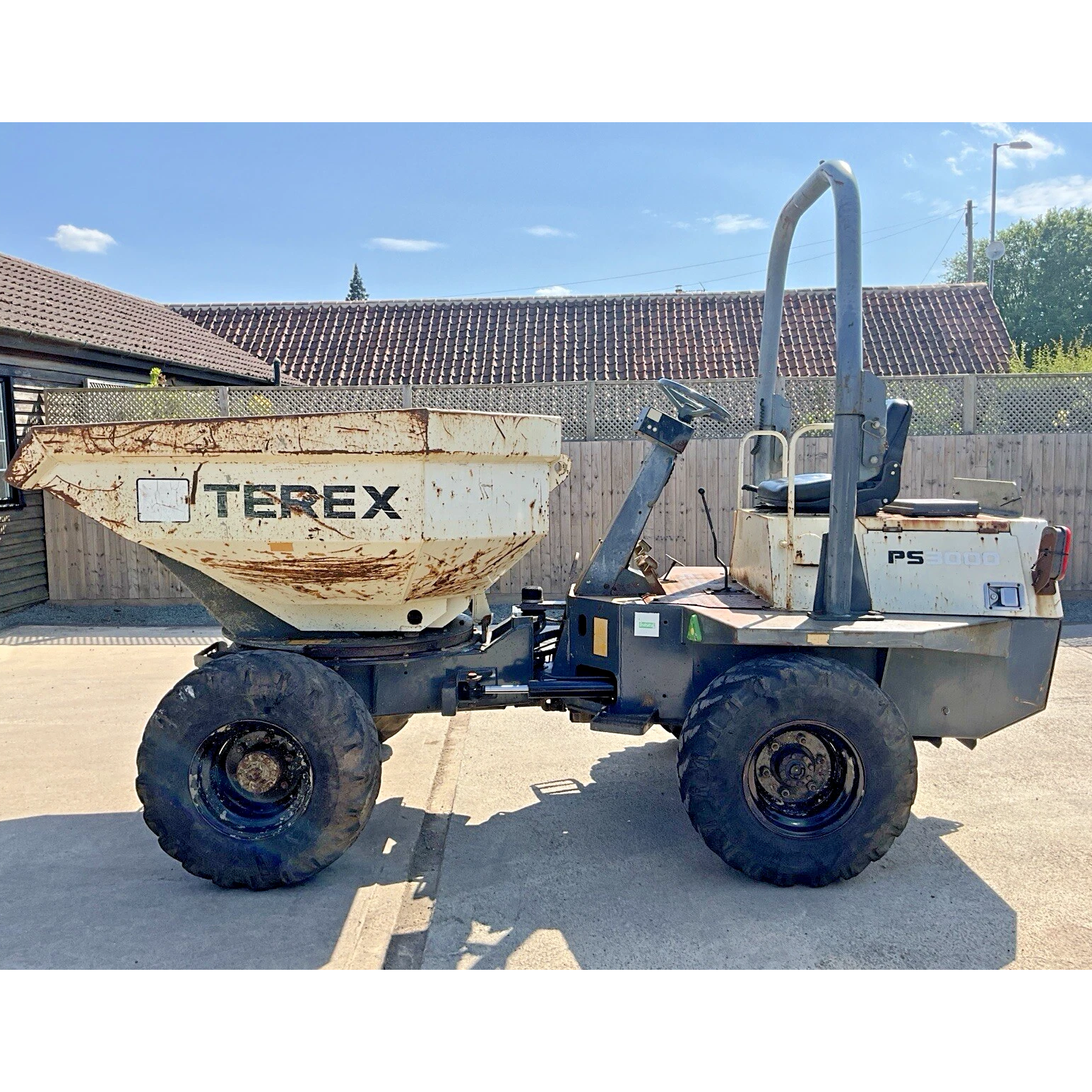 BENFORD TEREX PS300 3 TON SWIVEL TIP DUMPER